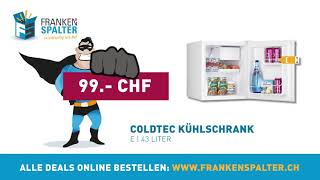 TVSpot DE Frankenspalter Coldtec KS42L Kühlschrank  Kibernetik TK81 Gefrierschrank [upl. by Belden592]