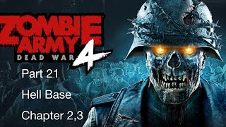 Zombie Army Dead War 4 gameplay Walkthrough Hell Base No Commentary [upl. by Okoyik]