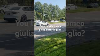 Is the alfa romeo giulia quadrifoglio M3 from Italiashorts trending youtubeshorts automobile [upl. by Atilem]