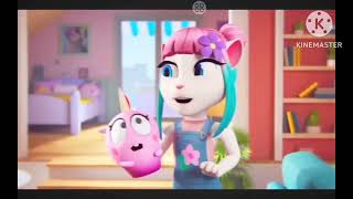 Rescuing the Bee 🐝 Talking Angela In the City Episode 6 es kinemaster [upl. by Glen]