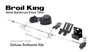 Rotisserie Kits  Broil King  Do More With Your Grill [upl. by Eilak307]