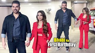 Arbaaz Khan Second Wife Shura Khan FIRST Birthday After Marriage [upl. by Yeliah]