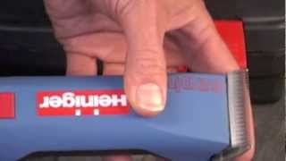 How to change clipping blades on the Saphir Cordless Clipper [upl. by Etnoel401]