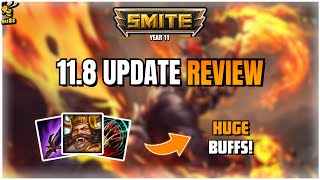 BIG BUFFS INCOMING  118 Patch Notes Update Review  Smite [upl. by Lowrie]