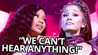 Ariana Grande Coachella SURPRISE Guests  Nicki Minaj Sound Fail Performance [upl. by Galitea]