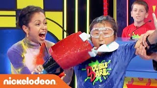 Double Dare w Liza Koshy👃Freshest amp Messiest Moments from Week 1 🤣  Nick [upl. by Eilarol471]