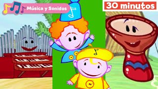 Las Notas Musicales  aprender instrumentos musicales  Sonidos para niños  Mi Primera Universidad [upl. by Hsirk515]