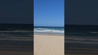 Well hello Coolum Beach beach coast travel waves ocean beachholiday [upl. by Ynnub]