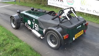 Caterham 7 Hillclimb Action  Loton Park Sept 2024  Seven [upl. by Saerdna]