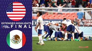 USA vs Mexico Extended Highlights  Concacaf Nations League Final  CBS Sports Golazo [upl. by Hett552]