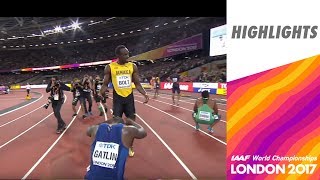 Winning Moment  Mens 100m  IAAF World Championships London 2017 [upl. by Melvin]