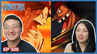 ACE VS BLACKBEARD BLACKBEARDS DEVIL FRUIT 🤯  One Piece Episode 325 Couples Reaction amp Discussion [upl. by Kronfeld]