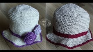 Tutorial Gorro Verano Niño Fácil Crochet o Ganchillo [upl. by Nybbor]