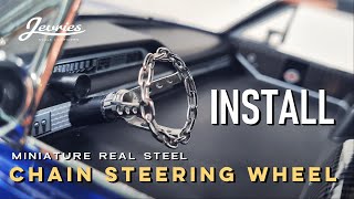 Redcat SixtyFour Chain Steering Wheel Install [upl. by Hpeseoj]