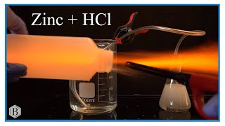 Reaction of Zinc and Hydrochloric acid [upl. by Cissie]