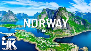 Flying Over Norway 4K Ultra HD  Relaxing Music With Beautiful Nature Scenes  Amazing Nature [upl. by Reld]