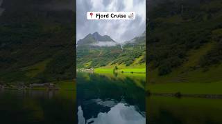 Norway Fjord Cruise View 🛳️ beautifuldestinations fjordnorway traveladventures norway [upl. by Ahsetan]