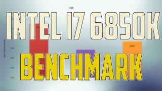 Intel i7 6850K vs Intel i7 6700K vs Intel i7 5820K  REVIEW BENCHMARK  GAMING TESTS Win 10 [upl. by Letnuahc91]