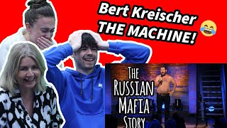 BRITISH FAMILY REACTS  Bert Kreischer THE MACHINE [upl. by Nesyt]