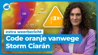 Storm Ciarán komt eraan dit kunnen we verwachten  Weerbericht Weerplaza [upl. by Philo]