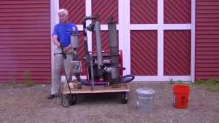 How to start a generator on wood gas [upl. by Lekar640]