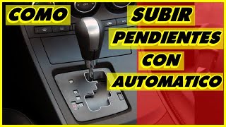 COMO SUBIR PENDIENTES CON CARRO AUTOMATICO [upl. by Ramirol]