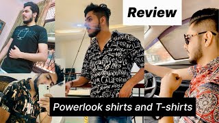 POWERLOOK clothing Review and Try on haul Best Budget Stylish OverSize and printed Shirts powerlook [upl. by Inihor992]