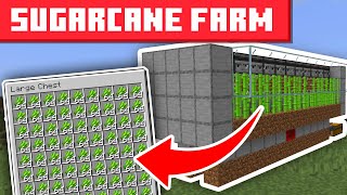 Minecraft Sugar Cane Farm 121  EASY DESIGN [upl. by Keynes369]