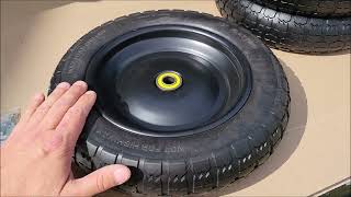 What You Should Know  13quot Flat Free Solid Tire and Wheel [upl. by Spenser415]