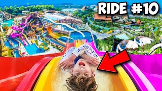 Rating Slides At The Worlds Biggest Waterpark [upl. by Dutchman69]