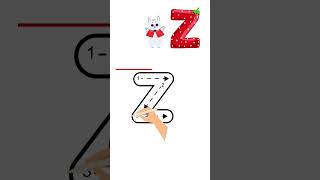 Learn to write Z Capital letter uppercase [upl. by Donelu]