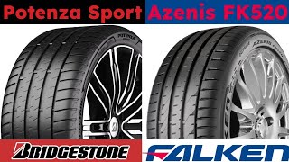 Bridgestone Potenza Sport vs Falken Azenis FK520 [upl. by Yenahteb279]