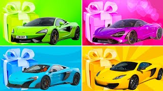 Elige un Regalo de 4 🎁 💗💙🤍🖤 Adivinanzas de Regalos de 4  Choose Your Gift 😍 [upl. by Lorak]