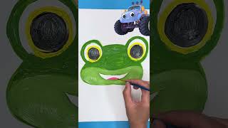 Pintando a Gecko 🎨🖌️🐸 geckosgarage camiones arteparaniños [upl. by Casilde]