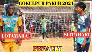 Fc Panagarh Lotamara vs Fc Black Stone Sitpahari Penalty shootout at gokulpur football match 2024 [upl. by Adiam]