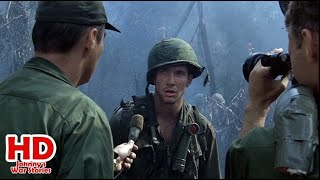 Vietnam War Reporter gets told  Hamburger Hill [upl. by Ovatsug59]