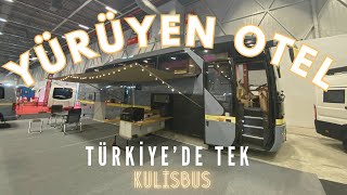 Yürüyen Otel Kulis Bus  Karavan tatilinde Türkiyede TEK  Şoförü ve aşçısı olan otobüs karavan [upl. by Artiek]