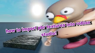 How To Import PBR Textures into Roblox Studio using Polly Haven [upl. by Jedidiah]