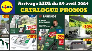 arrivage LIDL Parkside ce lundi 29 avril ✅ arrivage jardinage Parkside 🔥 Promos deals de la semaine [upl. by Rihat374]