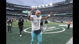 Miami Dolphins QB Tua Tagovailoa vs New York Jets  Week 12  2023 NFL  All22 [upl. by Eittap324]