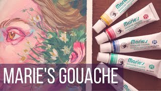 Maries Gouache Review  I need your questions [upl. by Stormy]