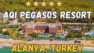 Aqi Pegasos Resort Hotel 5  Alanya Turkey AllInclusive Resort [upl. by Beth399]