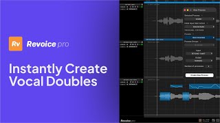 How To Instantly Create Vocal Doubles with Revoice Pro 5 [upl. by Iuq35]