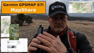 Garmin GPSMAP 67i MapShare and Messaging [upl. by Lezirg85]