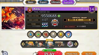 THEATRHYTHM FINAL BAR LINE Supreme Simple FFXVI Away 9550688 [upl. by Aleuqahs282]