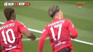 Alejandro Garnacho Goal Vs Manchester City vs Manchester United 01 Highlights  Community Shield [upl. by Imeon229]