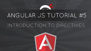 AngularJS Tutorial 5  Introduction to Directives [upl. by Ayam425]