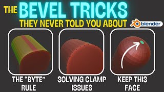 The Bevel tips and tricks in Blender they never told you about [upl. by Deegan]