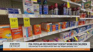 Nasal decongestant Phenylephrine deemed ineffective Metro Detroit parents look for alternatives [upl. by Allebram]