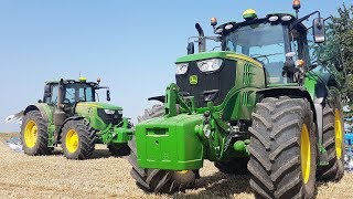 Die neuen John Deere 6M Traktoren TestDrive in 4K [upl. by Elwood823]